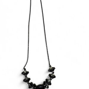 Avon Black and silver 90s punk grunge necklace #goth #grunge #necklace #avon
